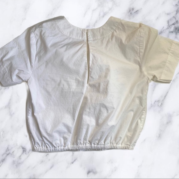 Aritzia Wilfred WHITE Lausanne T-shirt Blouse - Picture 4 of 5